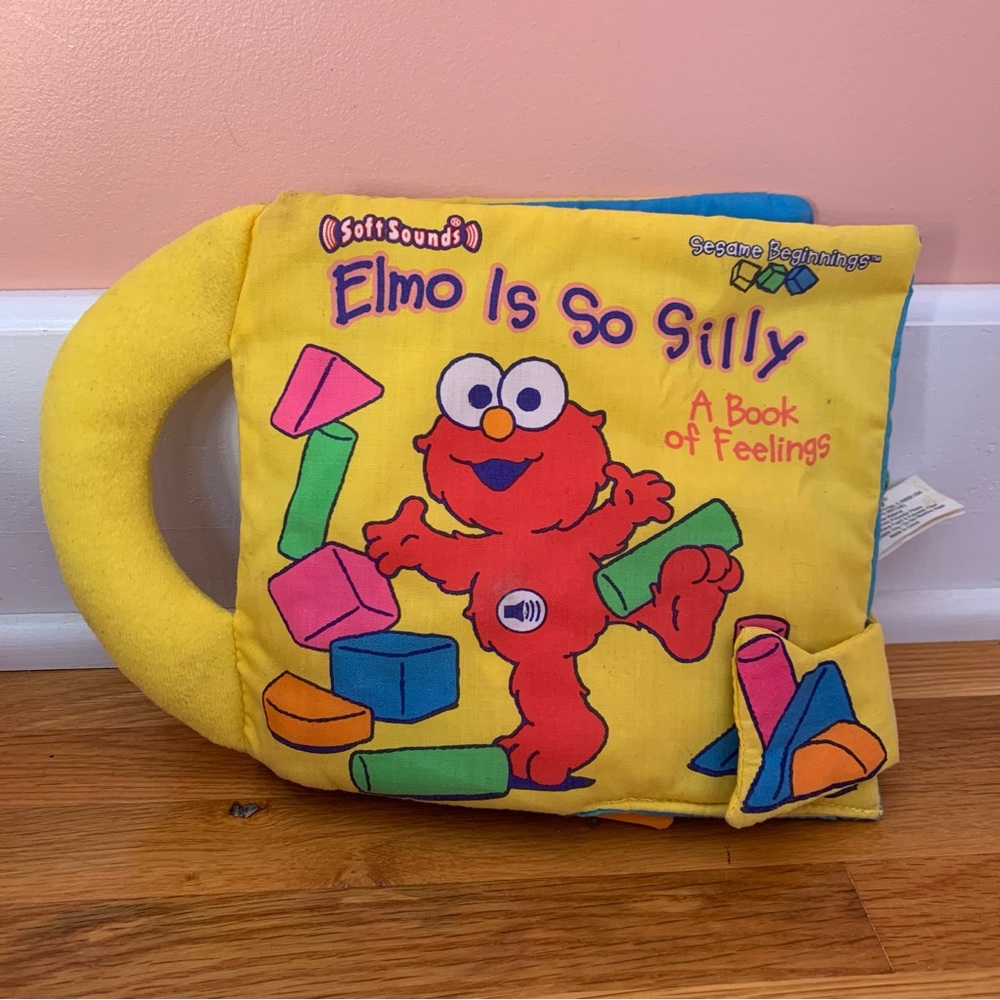 Elmo Soft Book w/ Textures and Sounds Baby Learning Book